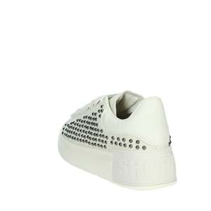 Baskets Donna Panna blanches à plateforme épaisse pour femme – Mode décontractée - Product Image 2