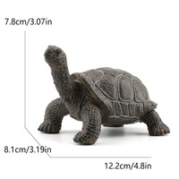 Modèles d'animaux amphibes et reptiles transfrontaliers : tortue, éléphant, tortue de mer en PVC – Jouets éducatifs cognitifs pour la petite enfance