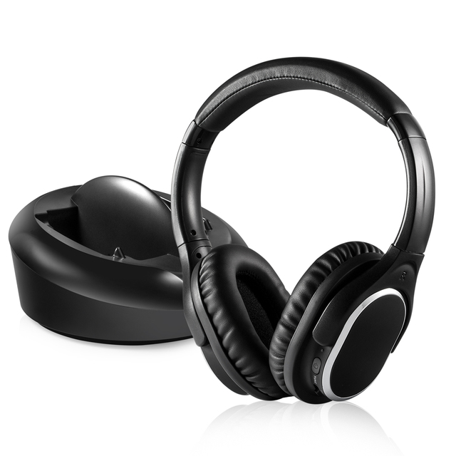 Bulk Buy 2.4GHz Digital TV Wireless Headphone DA998 With Charging Dock Sync Sound OPT RCA AUX Ports TV Sport Wireless Listening