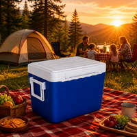 Glacière isotherme portable moderne de haute qualité 27L en PP/PE, pliable, pour extérieur, conservation de la glace pendant 5 jours, pour aliments