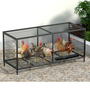 Jaula para pollos, jaula de cría doméstica, jaula de transporte, jaula grande para gallinas, jaula tubular para gallinas ponedoras, jaula para gansos, jaula para patos D - Product Image 4