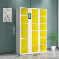 Nouveau système de casier intelligent à reconnaissance faciale pour le stockage de sacs, armoire en libre-service pour les effets personnels des visiteurs des centres commerciaux