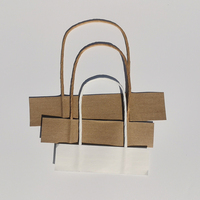 Poignée de cordon en papier torsadé écologique pour sacs à provisions