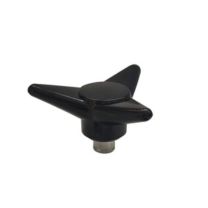 Triangular Arrow <b>Handle</b> Bakelite Three Arm Knob Standard Height For Furniture And Machinery Parts - Product Image 5