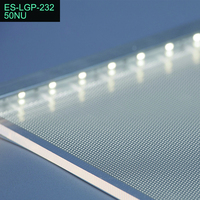 La plaque de guidage de lumière acrylique transparente personnalisée a mené le voyant PMMA pour le ES-LGP-232 50NU7400