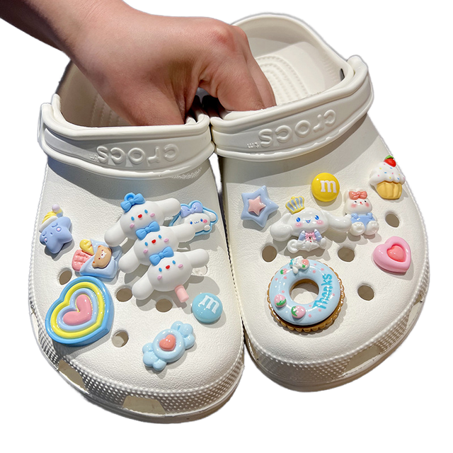 Blues Rubber 3D Clog Shoe Lace Charms-Customizable Shoe Accessories & Ornaments