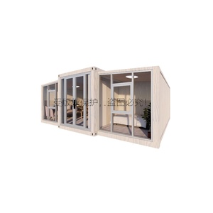 Casa Contenedor Plegable Expandible de 40 Pies, Villa Prefabricada, Casa Móvil Certificada Tipo Granny Flat - Product Image 1