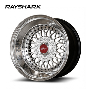 ล้อ RS Custom Deep Lip Super RS แบบ 3 ชิ้น ผลิตด้วยวิธีฟอร์จ ขอบ 4x100 5x120 ขนาด 15 16 17 นิ้ว สำหรับ BMW E30 VW <span class=keywords><strong>Golf</strong></span> <span class=keywords><strong>Mk3</strong></span> Miata - Product Image 2