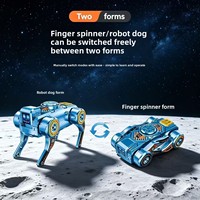 Nouveau Fidget Spinner en plastique transformable en chien robot, Gyro de doigt rotatif, Gadget anti-stress, Jouet pour jeunes, Cadeau