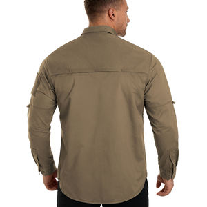 <span class=keywords><strong>Camicia</strong></span> Casual Traspirante da Uomo con Maniche Arrotolabili per Pesca, Caccia ed Escursionismo - Product Image 6