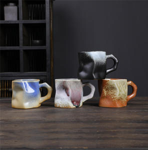 Taza de Café de Cerámica Japonesa Vintage Hecha a Mano, Ecológica, con Diseño Moteado, para Regalos Empresariales - Product Image 5