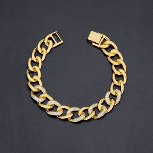 Jxx New Sale Wholesale 24k Gold and <b>Silver</b> Plated Fashion <b>Bracelet</b> <b>Bangle</b> Indian Copper Brass with Zircon for Wedding or Gift - Product Image 4