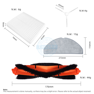 ชุดอุปกรณ์สำหรับ <span class=keywords><strong>Xiaomi</strong></span> <span class=keywords><strong>Mijia</strong></span> <span class=keywords><strong>3C</strong></span> พลัส/<span class=keywords><strong>3C</strong></span> โปร/C103แปรงถูด้านข้างหลักผ้าซับตัวกรอง HEPA หุ่นยนต์ดูดฝุ่นอุปกรณ์เสริมชิ้นส่วน - Product Image 2