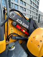 Neuer China XC8-S3570 3,5-Tonnen-Allrad-Baggerlader 9750 kg 1,3 m³ Ladeschaufel 0,26 m³ Grabenschaufel Radlader