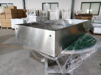 Boîtier de distribution en acier personnalisé, étanche IP66, grande boîte de distribution électrique en métal, fabrication de tôlerie