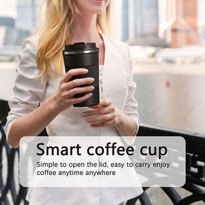 Reusable 510ml Stainless Steel Travel <b>Coffee</b> Mug with Spill-Proof Seal Lid Vacuum Coated and Painted for Drinks and Water - Product Image 6