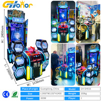 Jeu de simulateur de tir de machine d'arcade de vente chaude de centre commercial roi des armes à feu jeu d'intérieur