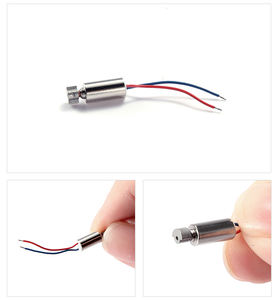 Micro vibrateur sans noyau JL-0408 4mm * 8mm Mini 408 DC 1V-3V jouet électrique moteur de Vibration de téléphone portable avec ventilateur de commutation de brosse Usa - Product Image 4