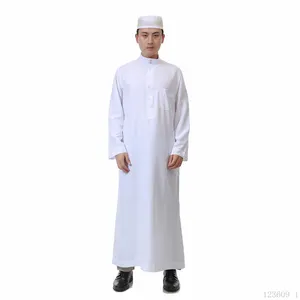 एक dropshipping/स्पॉट थोक/OEM सफेद अरब बागे मुस्लिम धार्मिक सेवा बागे इस्लामी पुरूष परिधान