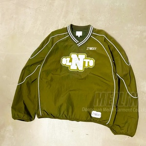 เสื้อแจ็คเก็ตกันน้ำกันลมสะท้อนแสง 3M สีดำ ออกแบบเอง น้ำหนักเบา คอวี แขนยาว ผ้าไนลอน สำหรับผู้ชาย - Product Image 2