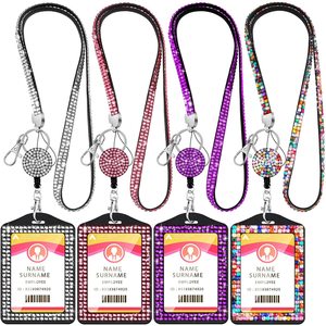 Multi-Color Rhinestone Lanyard with ID Badge Holder Other Category Lanyard Product