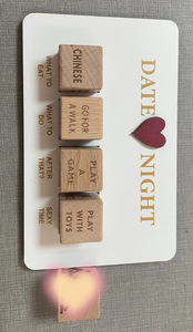 Jeu de dés en bois LM Funny Date Night After Dark Edition pour couples - Portable et réutilisable, idéal pour les anniversaires et les cadeaux de mariage - Product Image 2