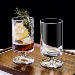 Vaso de Vidrio Sodocálcico Creativo de Lados Rectos, Vaso sin Tallo para Cócteles, Exquisitamente Elaborado, Estilo Chino - Product Image 2