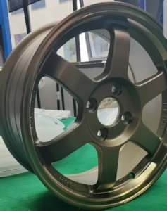 ล้อแม็กซ์ดีไซน์ TE37 ขนาด 15 นิ้ว สไตล์ JDM สำหรับรถยนต์นั่งส่วนบุคคล ขอบอะลูมิเนียม 4x100 4x114.3 ET 40 มม. ดิสก์อะลูมิเนียม 100 มม. - Product Image 4