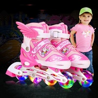 Chaussures de patinage Land Roller Skate pour enfants à vendre à prix réduit et patin à roulettes vert 10 $ pour fille