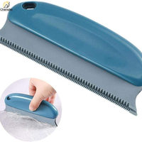 Brosse manuelle en plastique pour enlever les poils d'animaux, grattoir anti-poussière, outil de nettoyage pour vêtements, canapés, tapis et meubles de maison