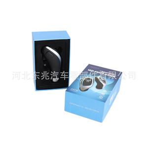 Kangbeier Led Gear <b>Shift</b> <b>Knob</b> Black Leather Universal For Volkswagen Audi Mercedes Benz Bmw - Product Image 5