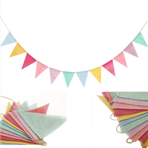 Festival Bunting Banner <span class=keywords><strong>Banderines</strong></span> Fiesta de feliz cumpleaños Boda <span class=keywords><strong>Guirnalda</strong></span> Decoración <span class=keywords><strong>Banderines</strong></span> coloridos <span class=keywords><strong>Banderines</strong></span> - Product Image 1