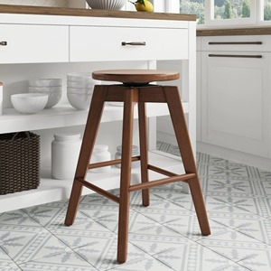 Sleek Stylish Wooden Bar <b>Stool</b> Modern Elegance Upholstered Space Saving Decorative <b>Stool</b> for <b>Dining</b> Outdoor Hotel Mall Use - Product Image 6