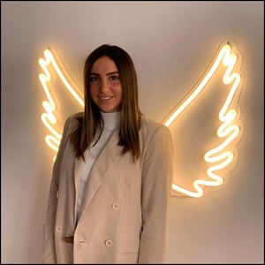Logo su misura <span class=keywords><strong>Ngel</strong></span> Wing LED luci al Neon ali d'angelo luci Led decorazione da parete insegna al Neon - Product Image 2