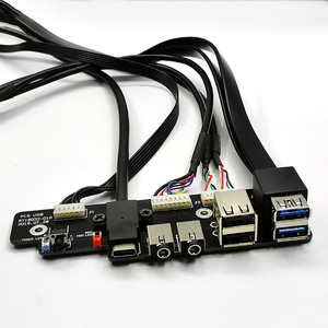 Hộp Máy Tính Mini Tự Làm Tại Nhà Máy, Cáp Dữ Liệu 2 Cổng Usb 3.0 + USB 2.0 + Âm Thanh Hd + Giao Diện TYPE C Mặt Trước Loại E Usb 3.0 - Product Image 4