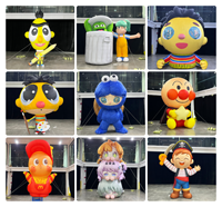 Mascotte gonflable géante en peluche, personnage de dessin animé personnalisé, publicité commerciale gonflable