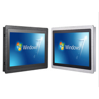 Ordinateur à écran tactile industriel sans ventilateur de 10.4 pouces tout en un PC Barebone avec processeur J1900 J6412 N100 2 * RS485 4 * RS232