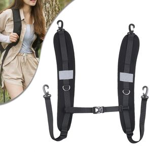 Trendy Portable Adjustable Durable Padded Black Polyester/Nylon Caisheng Backpack Shoulder Straps Replacement for Dry Bags - Product Image 1