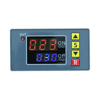 Relais temporisé numérique cyclique T3231 AC110-220V 12/24V avec affichage LED, interrupteur de contrôle de minuterie cyclique