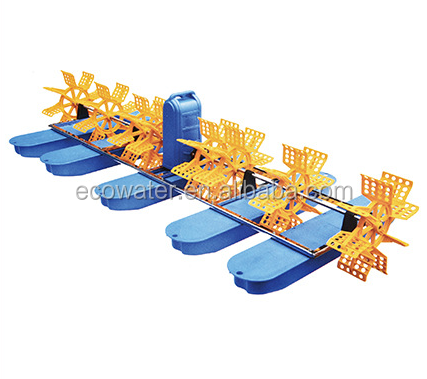ECO Floating Aquaculture Solar Powered Aerator 2 4 6 Impellers Paddle Wheel Aerator for Fish Pond Fountain Shrimp Farming