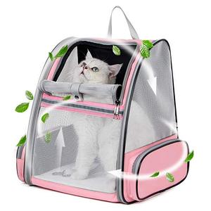 Zaino per Animali Domestici Confortevole e Portatile, Trasportino Traspirante per Gatti e Cani, Ideale per Passeggiate, Escursioni e Ciclismo - Product Image 1