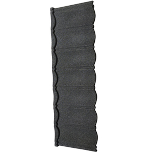 Màu đen đá tráng kim loại Roof tile Hàn Quốc 0.2-0.6 mét tối grey lợp gạch - Product Image 5