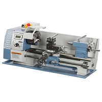 Tour à métaux horizontal miniature DIJIN WM210V 8x16, broche métallique 38 mm, moteur sans balais 0,85 kW, diamètre de rotation maximal 210 mm, homologué CE