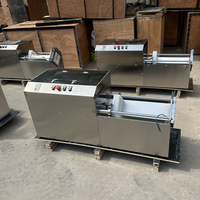 Machine commerciale automatique à découper les pommes de terre en bâtonnets, machine à découper les fruits et légumes, pousseur de bâtonnets de pommes de terre et de carottes