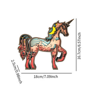 <span class=keywords><strong>Vendita</strong></span> calda creativa in <span class=keywords><strong>legno</strong></span> unicorni statua 3D <span class=keywords><strong>legno</strong></span> unicorno <span class=keywords><strong>scultura</strong></span> <span class=keywords><strong>per</strong></span> la decorazione del Desktop - Product Image 2
