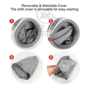 Mini masajeador de pies Shiatsu eléctrico con calor y vibración Máquina de masaje de pies de circulación sanguínea dirigida - Product Image 3