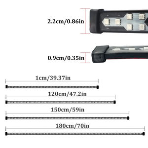 Bande lumineuse LED dynamique et colorée 12V 24V RGB pour feux <span class=keywords><strong>de</strong></span> recul, clignotants, feux arrière, feux stop pour camions, conteneurs, véhicules utilitaires, jipes, camping-cars, SUV - Product Image 6