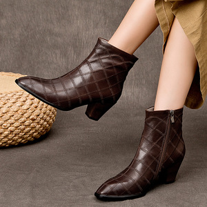 Gli <span class=keywords><strong>stivali</strong></span> da <span class=keywords><strong>donna</strong></span> classici Sexy da <span class=keywords><strong>donna</strong></span> con tacchi alti alla caviglia versatili per feste <span class=keywords><strong>stivali</strong></span> <span class=keywords><strong>invernali</strong></span> da <span class=keywords><strong>donna</strong></span> con chiusura a Zip - Product Image 4