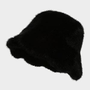 BESTELLA - Gorro de Pescador de Piel Sintética para Otoño e Invierno, Gorro de Pescador con Borde en Forma de Pétalo, Gorro Cálido para Adultos, Color y Logotipo Personalizables - Product Image 6