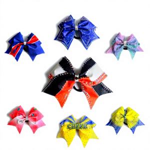 Personalización al por Mayor de Diademas Escolares Nuevas para Animadoras, Flores, Lazo Deportivo para Animadoras, Lazo para Recarga de Energía - Product Image 1